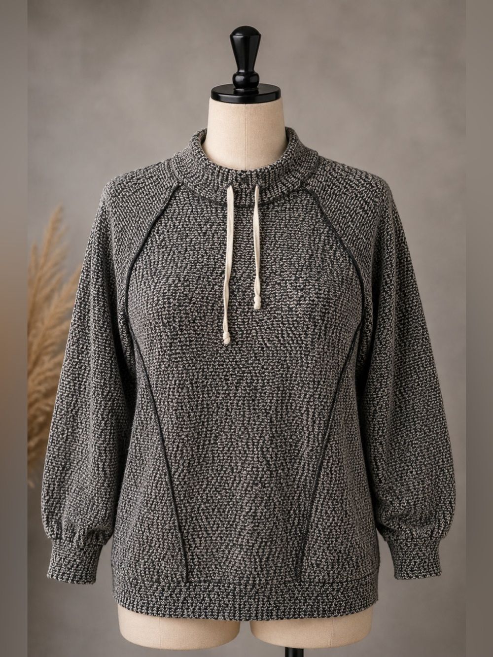 143 Story by Line Up Chunky Knit Funnel Neck Pullover Sweater S